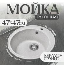 Кухонная мойка Saniteco Nova серый
