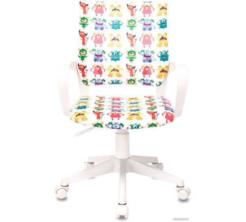 Офисное кресло Бюрократ Burokids 1W 1687096 белый/пластик белый