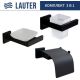 Набор аксессуаров для ванной Lauter 21SH71062 + 21SH71052 + 21SH71102 Matt Black, 3 предмета