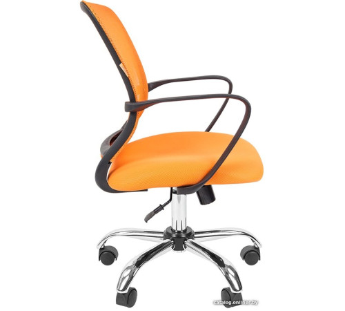 Офисное кресло CHAIRMAN 698 Chrome оранжевый