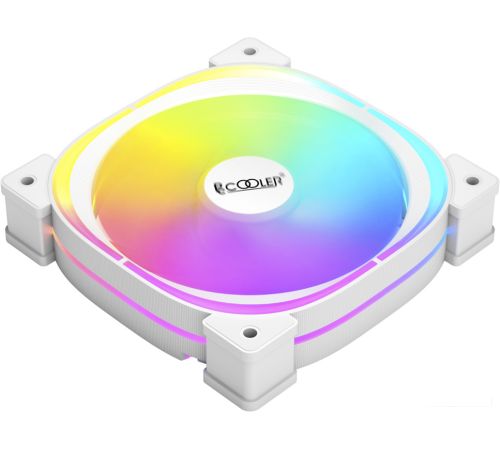 Вентилятор для корпуса PCCooler EF120 ARGB белый