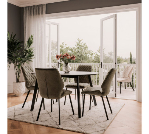 Стул Мамадома Rafael b05 Latte Lux/черный