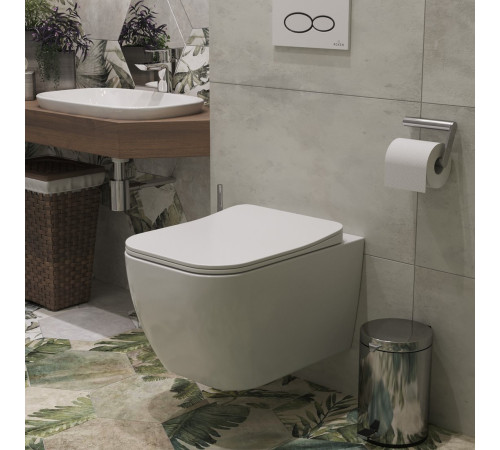 Унитаз подвесной Roxen Cube Bidet 530135-01X Rimless Soft Close с функцией биде
