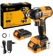 Гайковерт Deko ZKIS20 081-1013 с 2-мя АКБ, кейс