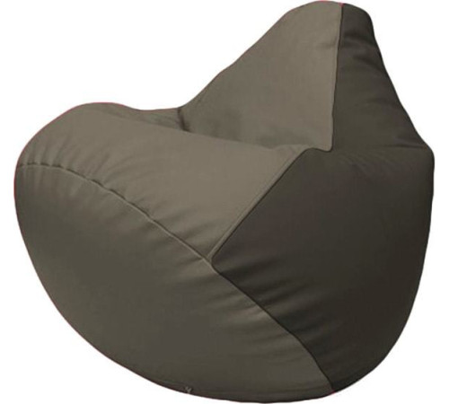 Кресло-мешок Flagman Груша Макси Г2.3-1716 серый/черный