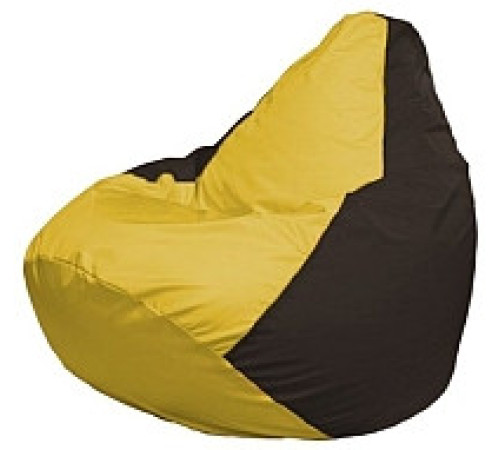 Кресло-мешок Flagman Груша Мини L Г0.1-261 желтый/коричневый