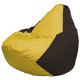 Кресло-мешок Flagman Груша Мини L Г0.1-261 желтый/коричневый