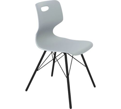 Стул Sheffilton SHT-ST58/S370VP A5-7 серый/черный муар
