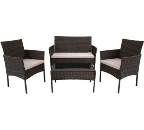 Набор садовой мебели Garden Story Доминика SFS003 темно-коричневый/серый