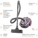 Пылесос Endever SkyClean VC-250 серый/фиолетовый