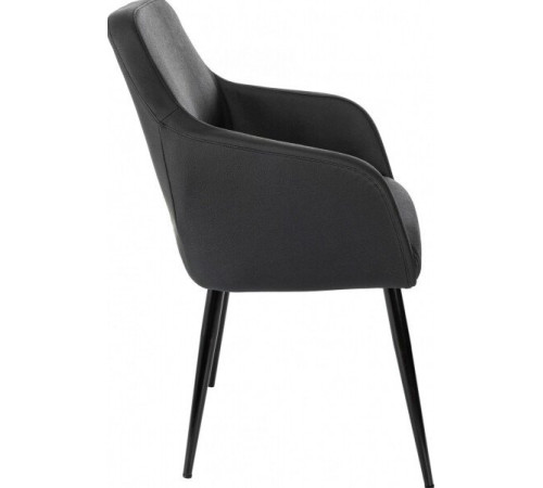 Офисный стул Бюрократ CH-380F черный, экокожа