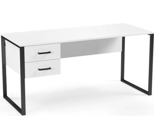 Стол Soma Slava 160x66 белый/черный