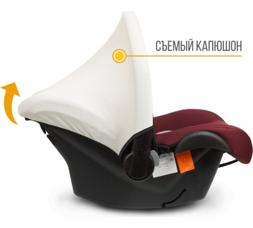 Детское автокресло Zlatek Colibri Lux темно-красный