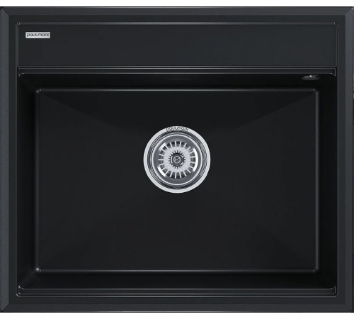 Кухонная мойка Paulmark Stepia 60 PM115951-BLM черный металлик