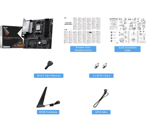 Материнская плата MSI Pro B840M-P WiFi6E
