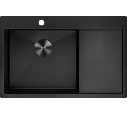 Кухонная мойка ZorG ZRN 5080 Premium L PVD Gunblack