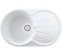 Кухонная мойка Berge BR-7501 белый матовый