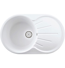 Кухонная мойка Berge BR-7501 белый матовый