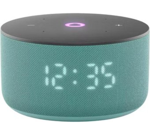 Умная колонка Яндекс Станция Мини 3 с часами бирюзовый
