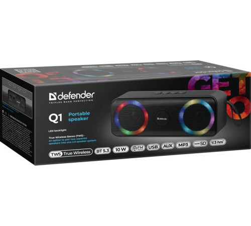 Беспроводная колонка Defender Q1