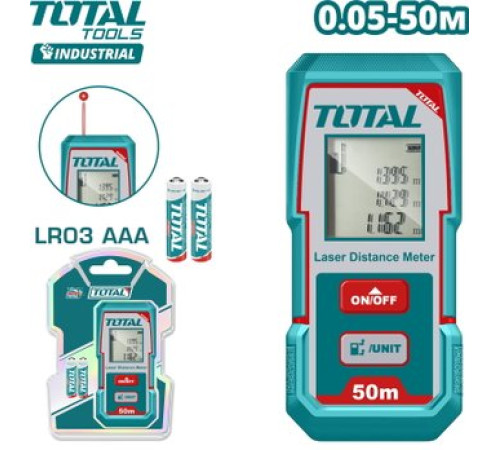Лазерный дальномер Total TMT55016