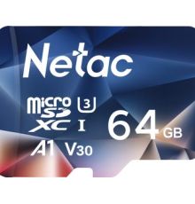 Карта памяти Netac microSDXC P500 Ultra 64GB NT02P500ULT-064G-S