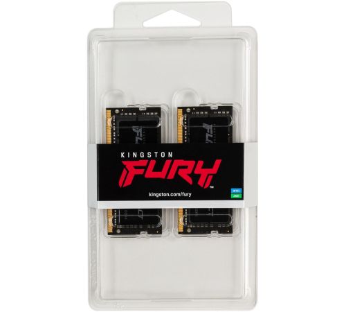 Оперативная память Kingston FURY Impact 2x32GB DDR4 SODIMM PC4-25600 KF432S20IBK2/64