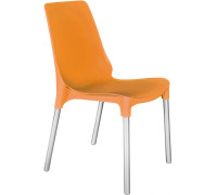 Стул Sheffilton SHT-S75 оранжевый/хром лак