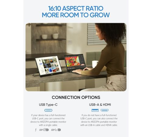 Портативный монитор Arzopa Z1RC