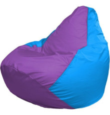 Кресло-мешок Flagman Груша Макси Г2.1-111 голубой/сиреневый