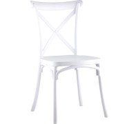 Стул Stool Group Кроссбэк пластиковый белый