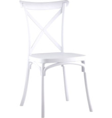 Стул Stool Group Кроссбэк пластиковый белый