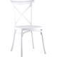 Стул Stool Group Кроссбэк пластиковый белый
