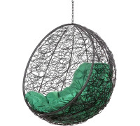 Подвесное кресло BiGarden Kokos BS без стойки черный/зеленый