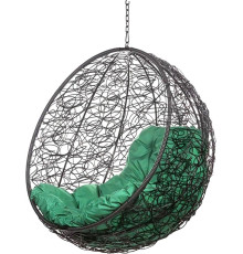 Подвесное кресло BiGarden Kokos BS без стойки черный/зеленый