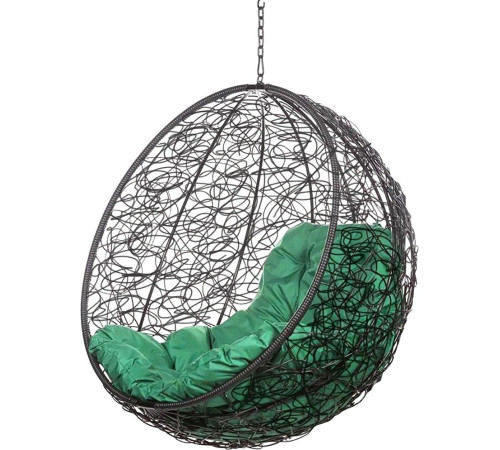 Подвесное кресло BiGarden Kokos BS без стойки черный/зеленый