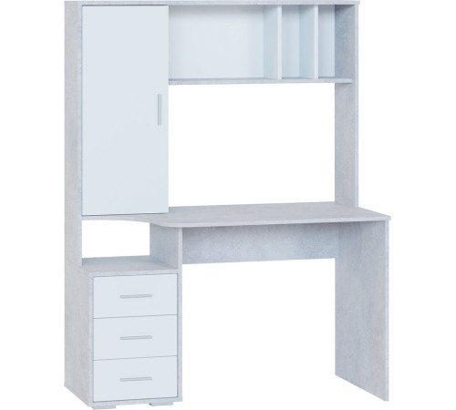 Стол Сокол КСТ-16 бетон/белый