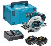 Дисковая циркулярная пила Makita DHS680RTJ с 2-мя АКБ