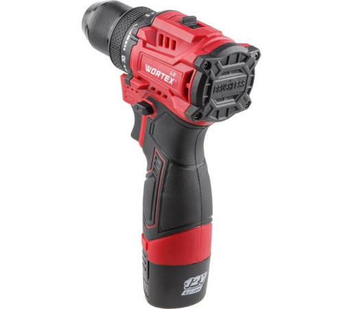 Дрель-шуруповерт Wortex BD 1220 DLi 1333699 с 2-мя АКБ, кейс