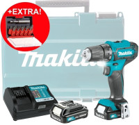 Дрель-шуруповерт Makita DF333DYX14 с 2-мя АКБ, кейс +набор оснастки