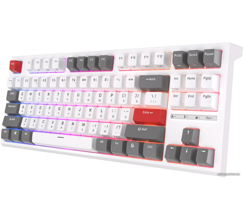 Клавиатура Royal Kludge RK-R87 RGB белый, RK Blue
