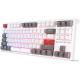 Клавиатура Royal Kludge RK-R87 RGB белый, RK Blue