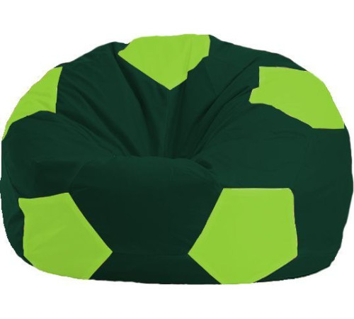Кресло-мешок Flagman Мяч Стандарт М1.1-63 темно-зеленый/салатовый