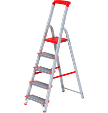 Лестница-стремянка Новая высота NV 515 с лотком-органайзером 5 ступеней