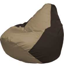 Кресло-мешок Flagman Груша Г2.1-93 тёмно-бежевый/коричневый
