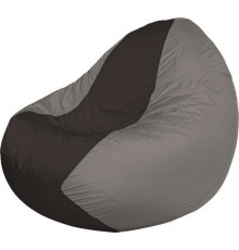 Кресло-мешок Flagman Classic К2.1-98 серый/черный