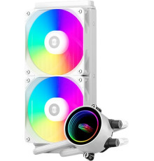 Система жидкостного охлаждения для процессора PCCooler DA240 ARGB белый