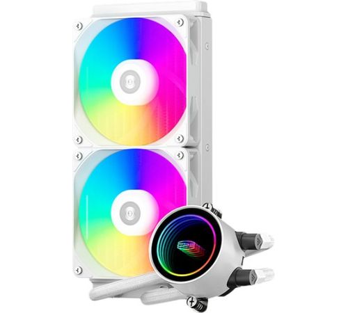 Система жидкостного охлаждения для процессора PCCooler DA240 ARGB белый