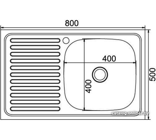 Кухонная мойка Mixline 528173
