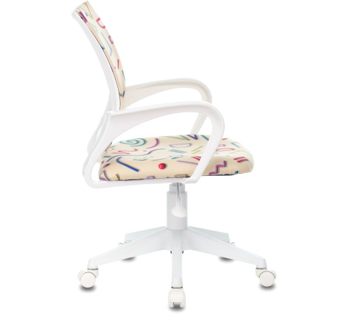 Компьютерное кресло Бюрократ Burokids 1W 1920820 песочный Sticks 02/пластик белый